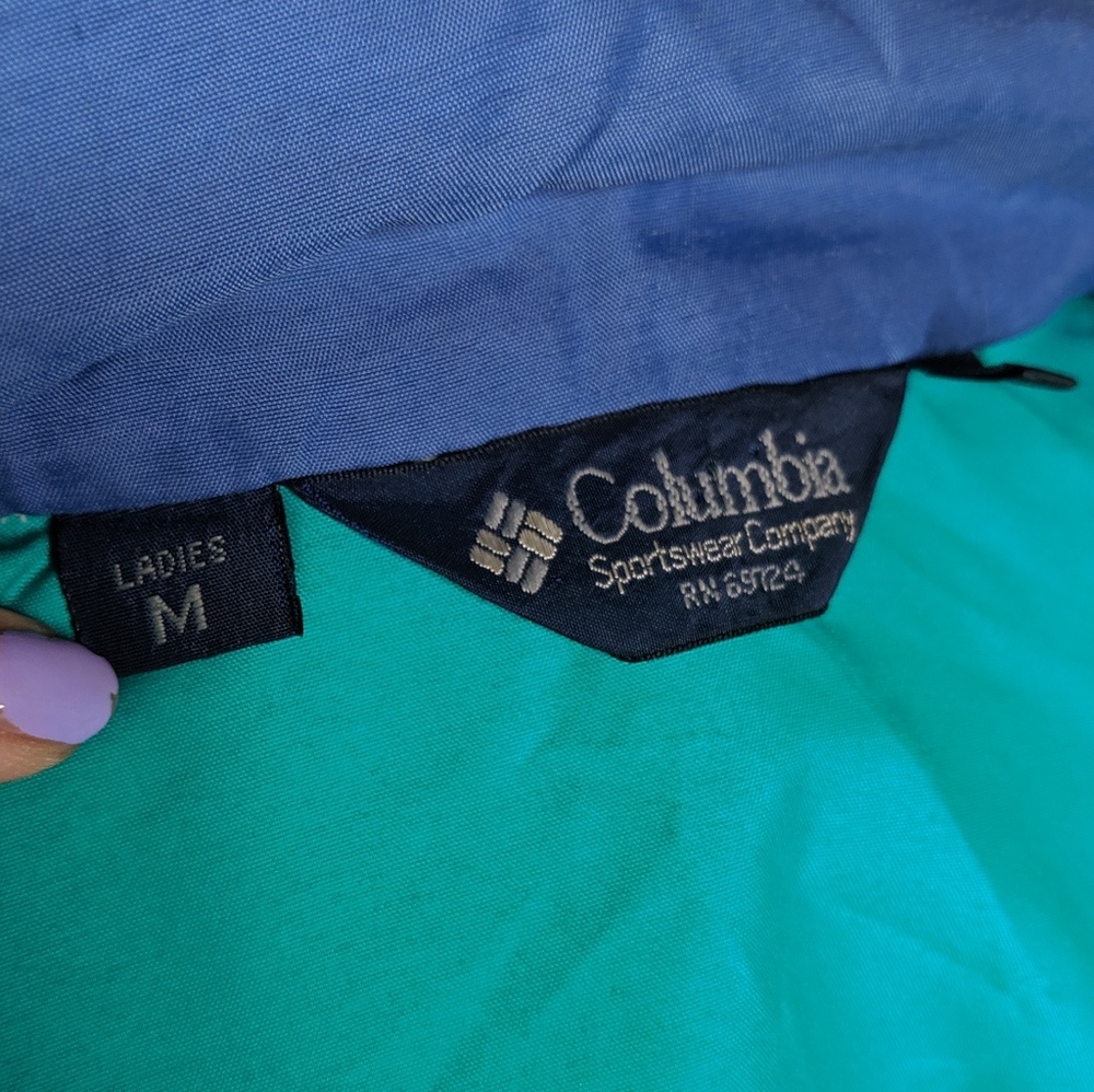 Columbia Vintage 90s Colorblock Windbreaker Jacket - Picture 5 of 9